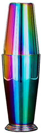 Set di shaker per cocktail di alta qualità, set da due pezzi, shaker per Martini, in acciaio inox, 2 colori a scelta, set da cocktail in metallo