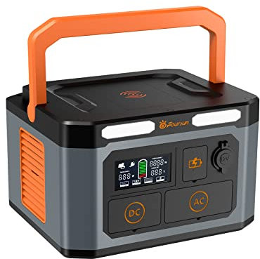 ShCuShan Centrale elettrica portatile da 1500 W (3000 W di picco), 1598,4 Wh con 2 prese CA da 1500 W, ricarica wireless, PD 65 W, generatore solare per backup domestico, emergenza, campeggio