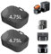 Anttyscar 2PCS Ninja Double Stack XL 9.5L SL400UK Air Fryer Liners,Upgrade Opening Hole Large Capacity Silicone Liners Accessories for Ninja Stacked Airfryer SL400UK Grey