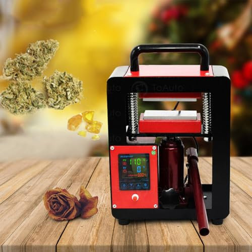 MLYYYDSS Pressa di Calore Pressa per carichi Pesanti in Lega di Alluminio Pressa di Calore tecnologica idraulica Piastre riscaldanti Doppie da 5 tonnellate