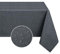 Romanstile Tischdecke Mitteldecke 80x80 abwaschbar modern outdoor wetterfest Wachstuchtischdecke 80 x 80 cm Grau PVC wasserdicht Leinenoptik klein Tischtuch Deko für Gartentisch,Garten,Draußen,Camping