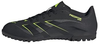 adidas Unisex Predator Club Turf Football Boots Fußballschuhe, core Black/Carbon/Lucid Lemon, 44 EU