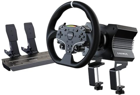 MOZA R5 Bündeln Bausatz 5.5Nm Direktantrieb-Radstand, PC Rennspiel Rad Und Pedale