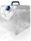 WELESHEI 8 Gallon Pvc Graded Collapsible Water Container With Screw Cap Square Shape Camping Water Storage Cube Jug For Emergency Camping Outdoor Hiking Picnic Beach Multiple Models 3 Size 3pcs