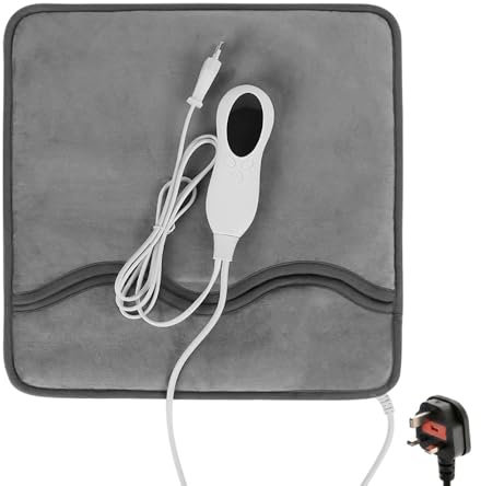 Electric Foot Warmer, Electric Heating Pad for Cold Feet Machine Washable Feet Warming Mat with 10 Temperature Settings for Bed Office Under Desk