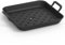 onlyfire Rectangular Cast Iron Griddle Pan with Handles, Perforated Grill Pan for Gas Grill, Charcoal Grill and Most Ovens, 31.5 * 31.5 * 3.8 cm