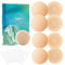 Dufuso 4 Packs Copricapezzoli Silicone, Copri Capezzoli Riutilizzabile Donna Adesivi Coppe con Proteggi-capezzoli, Nipple Cover Invisibile Ultra Sottili Reggiseno