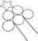 LIOOBO 2pezzi Trellis per Piante Rampicanti Ferro Supporti per Giardino per Interni Ed Esterni per Piante Rampicanti Design Elegante e Resistente