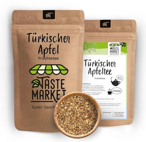 Türkischer Apfeltee 100 g loser Früchtetee Apfel Tee 100% Geschmack von Taste Market