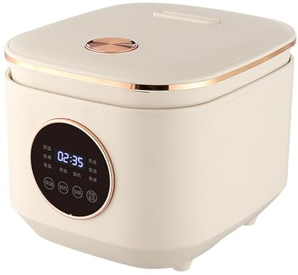 Multifunctional Rice Cooker 5L, Intelligent Reservation, Non-stick Coating Inner Pot, Easy to Clean, Perfect for Cooking Oatmeal and White Rice