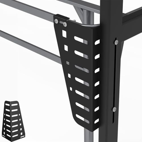 2 PCS Headboard Brackets for Metal Bed Frame | Attach Headboard to Bed Frame, Adjustable Bed Headboard Brackets, Compatible with 14,16,18 inches Headboards, Black