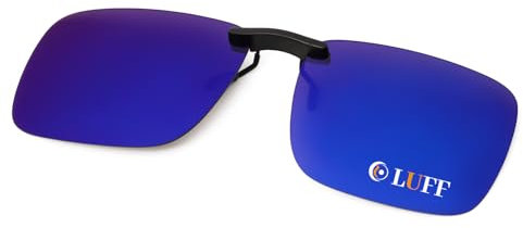 LUFF Polarisierte Unisex-Clip auf Sonnenbrille für verschreibungspflichtige Brillen-gute Clip-Stil Sonnenbrille für Myopie Brille im Freien/Fahren/Angeln