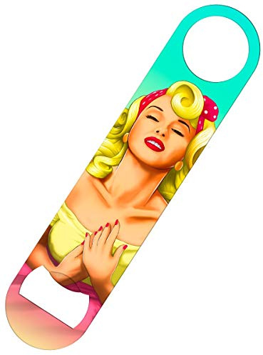 Grindstore Flaschenöffner Too Glam to Give A Damn Pin Up Bar Blade 18 x 4 cm