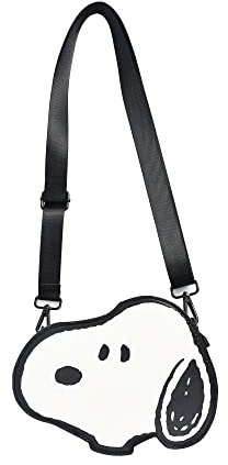 Concept One Peanuts Crossbody Bag Mini Verstellbare Umhängetasche für Damen und Herren, Snoopy