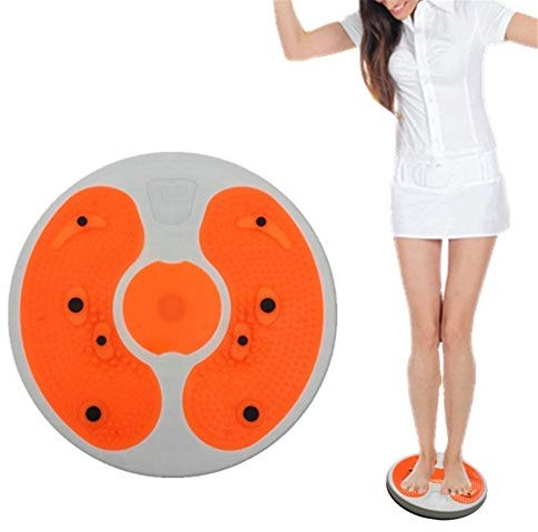 Gofeibao Balancekissen Wackelbrett Balance Board Gleichgewichts-Kissen Gewichtsverlust FitnessgeräT Balance-Drehbrett FußMassage Aerobic ÜBung orange,Freesize
