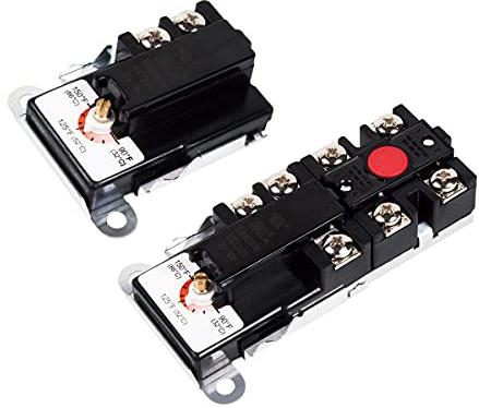 KST 200 & 203 Thermostat électrique pour chauffe-eau à double élément, thermostat à élément supérieur, certification UL, noir