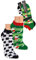 Damen Sneaker Socken (2 Paar) witzig 36-41 Fußball