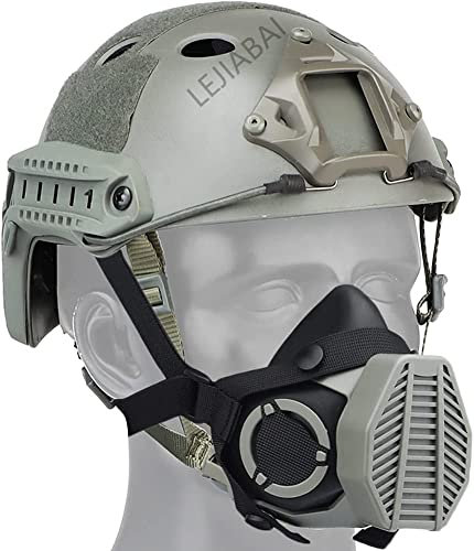 PJ Typ Fast Air Gun Helm Dual-Mode Spezielle Taktische Atemschutz Maske, Atemschutz Maske Mit Austauschbarem Filterelement