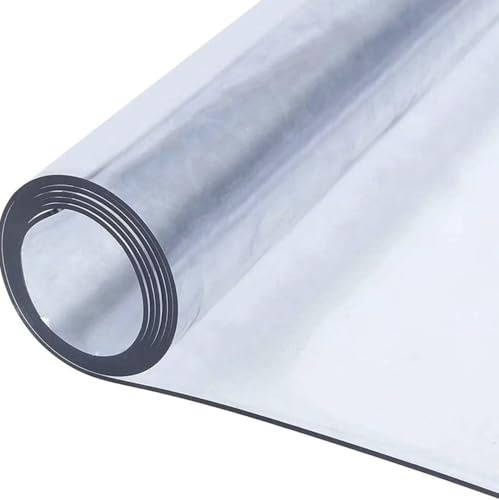 LKW PVC Plane transparent Fensterfolie Fensterplane Abdeckplane Abdeckfolie Schutzplane Windschutz | für Duschvorhänge, Gebäudevorhänge | SCHULZ Fensterfolie | 0.2mm x 140cm x 1m