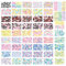 58 Sheets Kpop Korean Photocard Stickers Book, Colorful Glitter Self-Adhesive Deco Stickers with Bubble Heart Butterfly Cat Cute Korean Deco Stickers for Journaling Arts Crafts Scrapbook Toploaders