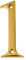 Clio 3-Inch Solid Brass Mailbox Numbers House Numbers For Outside, Address Plaques for House Numbers, Outdoor Decor (Number 1, Polished Brass)