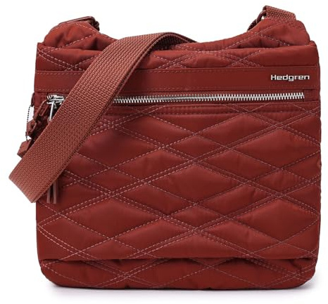 Hedgren Unisex Glaube Tasche, New Quilt Brandy Brown