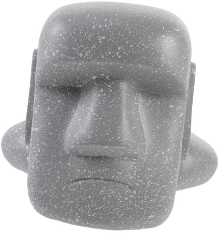 PRETYZOOM Tissue Box Holder Moai-Design Stabiler Papierhalter Für Zuhause Büro Oder Küche Dekorative Taschentuchbox-Abdeckung Geeignet Für Wohnzimmer Und Schlafzimmer