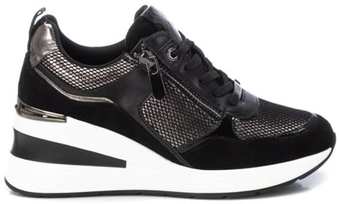XTI Damen 143073 Sneaker, Bleifarben, 37 EU