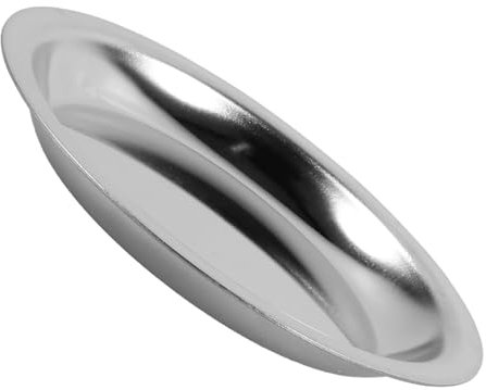 COLLBATH Tea Bag Saucer Stainless Steel Round Dish Tea Bag Storage Tray for Home Hotel and Tearoom Use Stylish Coaster and Coffee Accessories