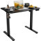 ERGOMAKER Höhenverstellbarer Schreibtisch 90x60cm,Schreibtisch Höhenverstellbar Elektrisch mit Memory-Funktion,Ergonomischer Tisch Höhenverstellbar,Schwarz