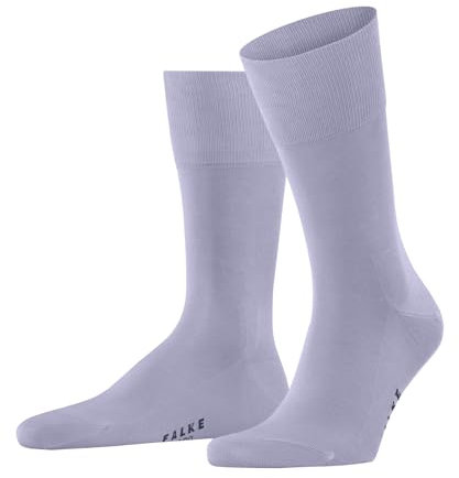 FALKE Tiago M So sostenibili cotone filo di Scozia tinta unita 1 paio, Calzini Uomo, Viola Light Lilac 6230, 43-44