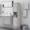 Bad möbel Set,möbel,Bad möbel modern Set,Bad Set möbel,badmöbel günstig,Badezimmerschrank Grau Sonoma 30x30x130 cm HolzwerkstoffIdeal für Bäder, wo sie gebraucht Wird