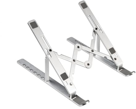 Conceptronic THANA04S Cooling Stand (15.6 Inch) Ergo Folding Laptop Cooling Stand Aluminium