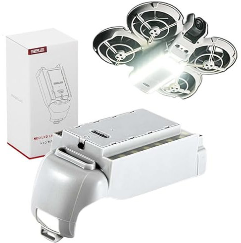 DJI NEO LED-Drohnen-Nachtlicht-Stativ, Zubehör, Suchscheinwerfer, Nachtfluglicht, Scheinwerfer für DJI NEO Zubehör, Nachtfüll-Stroboskoplicht mit Halterung, Anti-Kollision für DJI NEO