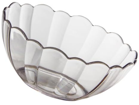Ciieeo Decoración Ensaladera Acrilica Cuenco para Servir Frutas Cuenco De Yogur Tazón para Servir Ensalada Ensaladeras Acrilicas Cuenco De Cocina Acrílico Transparent Reutilizable