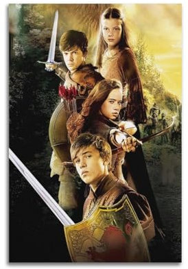 KFNICCE Filmposter Die Chroniken von Narnia Prinz Kaspisches Poster, dekoratives Gemälde, Leinwand, Wandposter und Kunstdruck, moderne Familienschlafzimmer-Dekoration, Poster, 50 x 75 cm