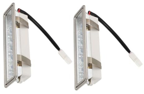 HOMSFOU LED Dunstabzugshaube Lampe 12v 2 Stück für Küche, Weiß