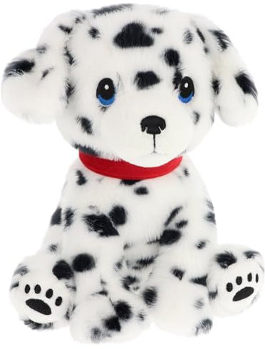 Keel Toys Keeleco Puppy Love Dalmatiner 23 cm - Plüschtier 100% recycelt - Umweltfreundliches Spielzeug für Kinder - Stofftiere für Kinder