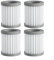 Filtro de repuesto para aspiradoras robot Lefant M320 / M320G que garantiza un funcionamiento eficiente y un flujo de aire limpio (paquete de 4)