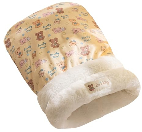 Katzenhöhle,Katzenbett - Warmes Dickes Waschbares Kuschelhöhle Für Katzen Welpen Kleintiere Winterherbst Indoor