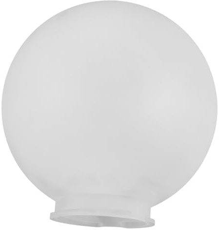 VALICLUD Acryl Lampenschirm Kugel Øcm Wetterfest Ersatz Lampenschirm für Außenleuchten Garten Deko Lichtschutz Transparent Mattiert Glaskugel Leuchtenschirm