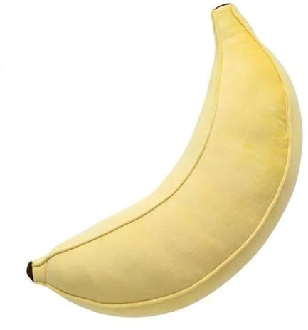 Xiyocadt Bananen PlüSchtier,Bananenkissen,PlüSchfigur,PlüSchtier Banane Stofftier Kawaii Kissen,Weiche Bequeme Langes Banane Kuscheltier PlüSchkissen, Geschenk FüR Jungen Und MäDchen (60cm,xiangjiao)