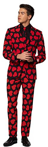 OppoSuits Lustige Abschlussball Anzüge für Herren - Komplettes Set: Jackett, Hose und Krawatte