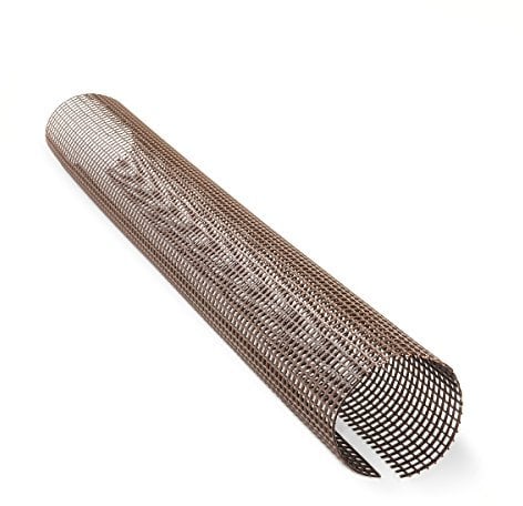 HaGa Dachrinnen Laubschutz | 100mm-125mm in 1m Länge | 1 Stk – Laubschutzgitter für Dachrinnen – Laubfang in braun – UV-beständig – langlebiges Material - Laubschutzgitter – Regenrinnen Laubschutz