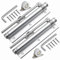 YUOIP® Cierrapuertas,Cierrapuertas Automatico,Muelle Cierrapuertas,Cuerpo de aleación de aluminio,Resortes ajustables cierrapuertas,Fácil de instalar,Fuerza de resorte 40kg(2 piezas)