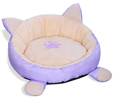PETCUTE Katzenbett Hundebett für kleine Hunde Waschbares Katzenkissen großes Katzenbett Kätzchenbetten warmes Haustierbett