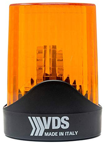 Lámpara led multi-tensión para puertas de garaje de la marca VDS. Puede ser utilizada como luz fija o intermitente, valida para múltiples aplicaciones tanto de uso domestico, como industrial.