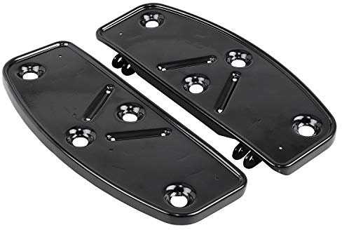 XMMT Nero Inserto Anteriore Pedane Pedane Pedane Fondelli per Harley Touring Dyna Softail FL 1986-2017
