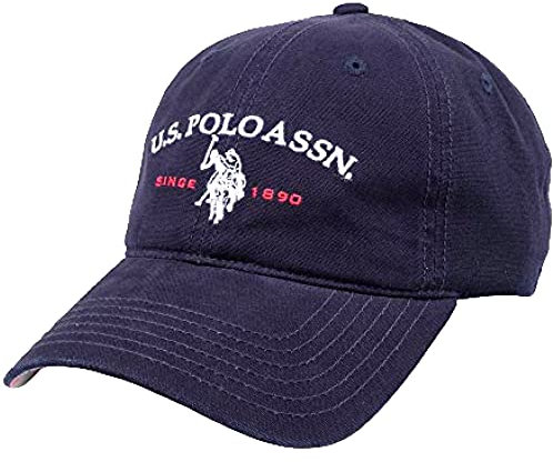 Concept One Unisex-Erwachsene Mens Adjustable Cotton Baseball Cap Dad Hat with Curved Brim and Embroidered Polo Horse Logo Papa-Hut, Marineblau, Einheitsgröße