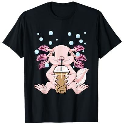 Thé à bulles Axolotl Kawaii Axolotl Thé au lait Boba Tea T-Shirt